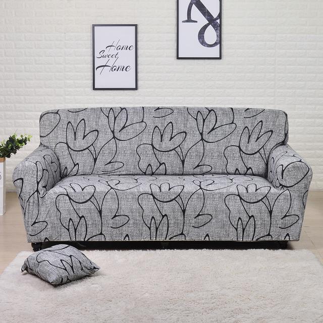 Potah na pohovku do obývacího pokoje Květinový elastický potah na pohovku Potah na křeslo Fit Funda Pohovka Chaise Lounge
