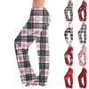 Women's Drawstring Christmas Printed Casual Pants