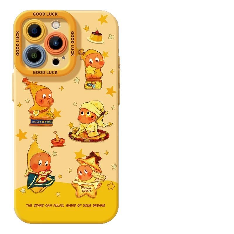 Applicable To Iphone17 Mobile Phone Case with Lanyard 16promax Star Doll 15 Silicone 14 Apple 13 Cartoon Case