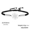 Lucktune Stainless Steel Angel Seal Archangel Metatron Cube Rope Bracelets for Women Spiritual Amulet Jewelry Anniversary Gifts