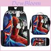 Spiderman School Backpack Set With Oxford Fabric Breathable Waterproof For Kids