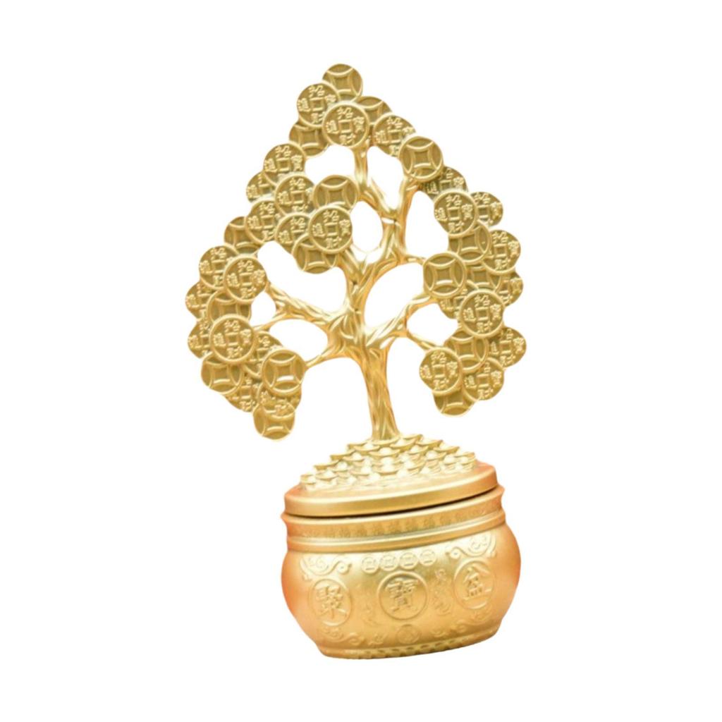 Money Tree Statue Wealth Table Centerpiece Creative Chinese Collectibles for New Year Office Business Bedroom Decoration