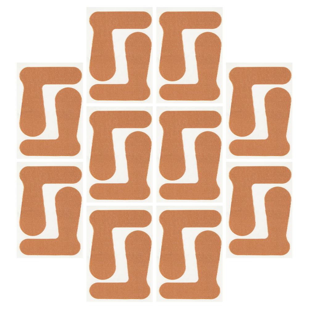 

20pcs Toe thotics Bunion Elastic Thumb Supports Cloth Patch Skin Color Reusable AdhesiveToe Supply