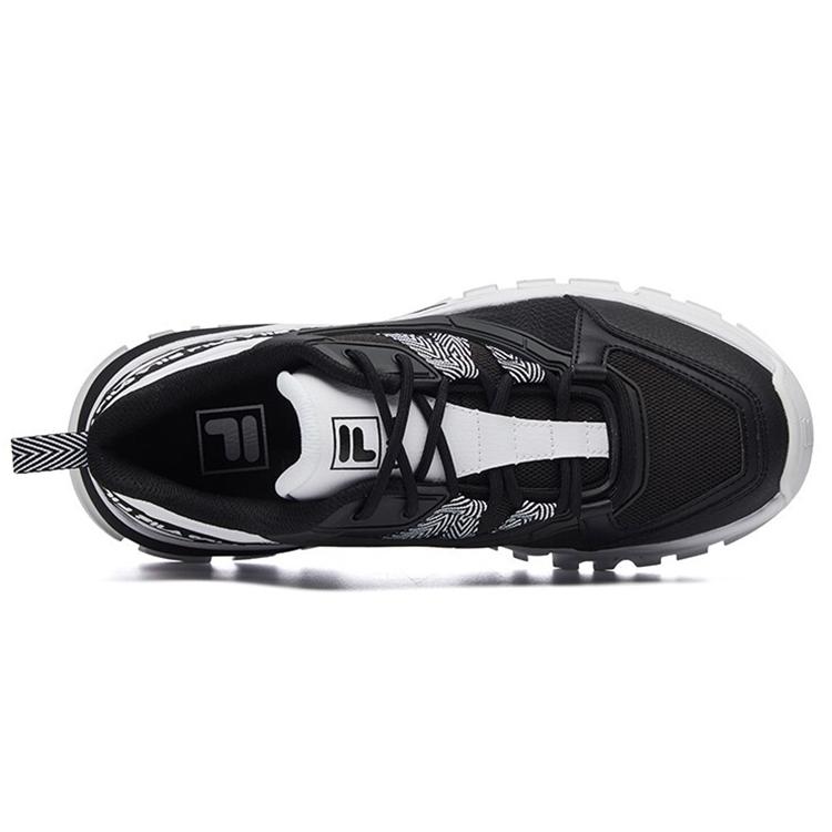 New FILA Buffer Low Running Shoes Black/White Women's F12W114119FBK