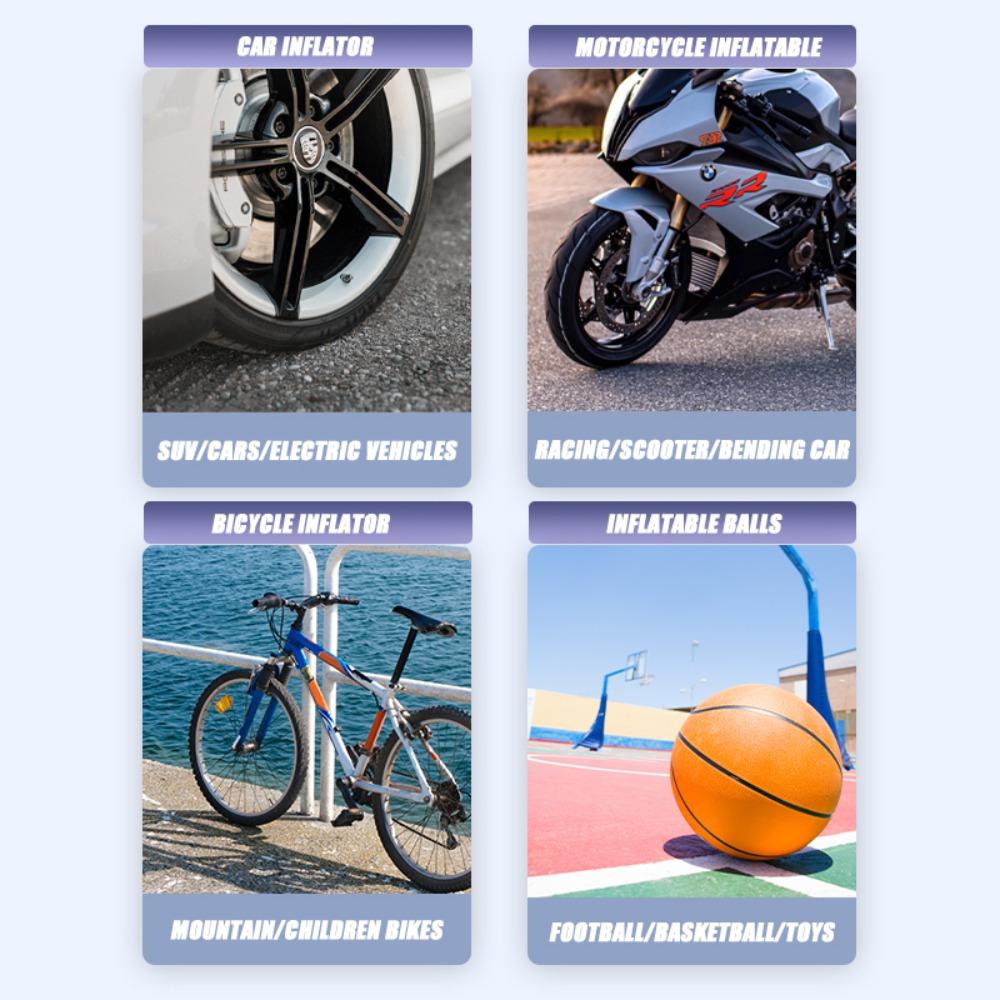 Quick Charging Portable Tire Inflator  Tire Inflation and Vehicle Air Supply