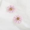 Korean Cute Small Flower Stud Earrings For Women Sweet Statement Earring Girl Brincos Jewelry Giftswelry
