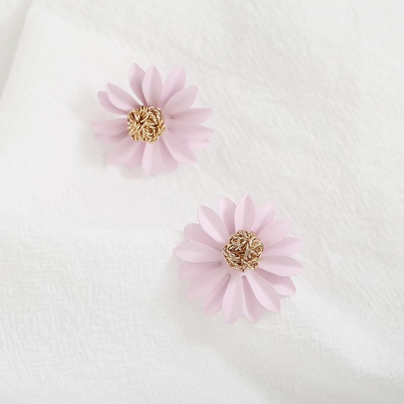 Korean Cute Small Flower Stud Earrings For Women Sweet Statement Earring Girl Brincos Jewelry Giftswelry