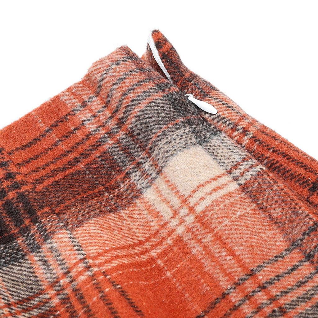Women's, High Waisted, Plaid Skirt, Tight Fitting, Pencil, Wool, Mini Skirt