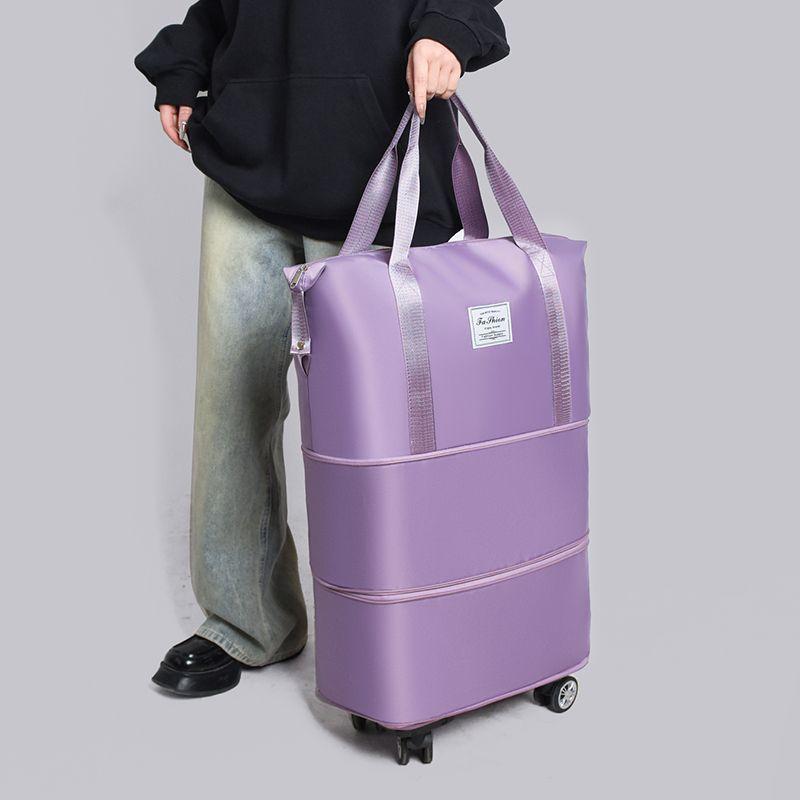 Oxford Cloth Large Capacity Travel Bag Dry Wet Separation Storage Business Travel Luggage Bag Detachable Universal Wheel