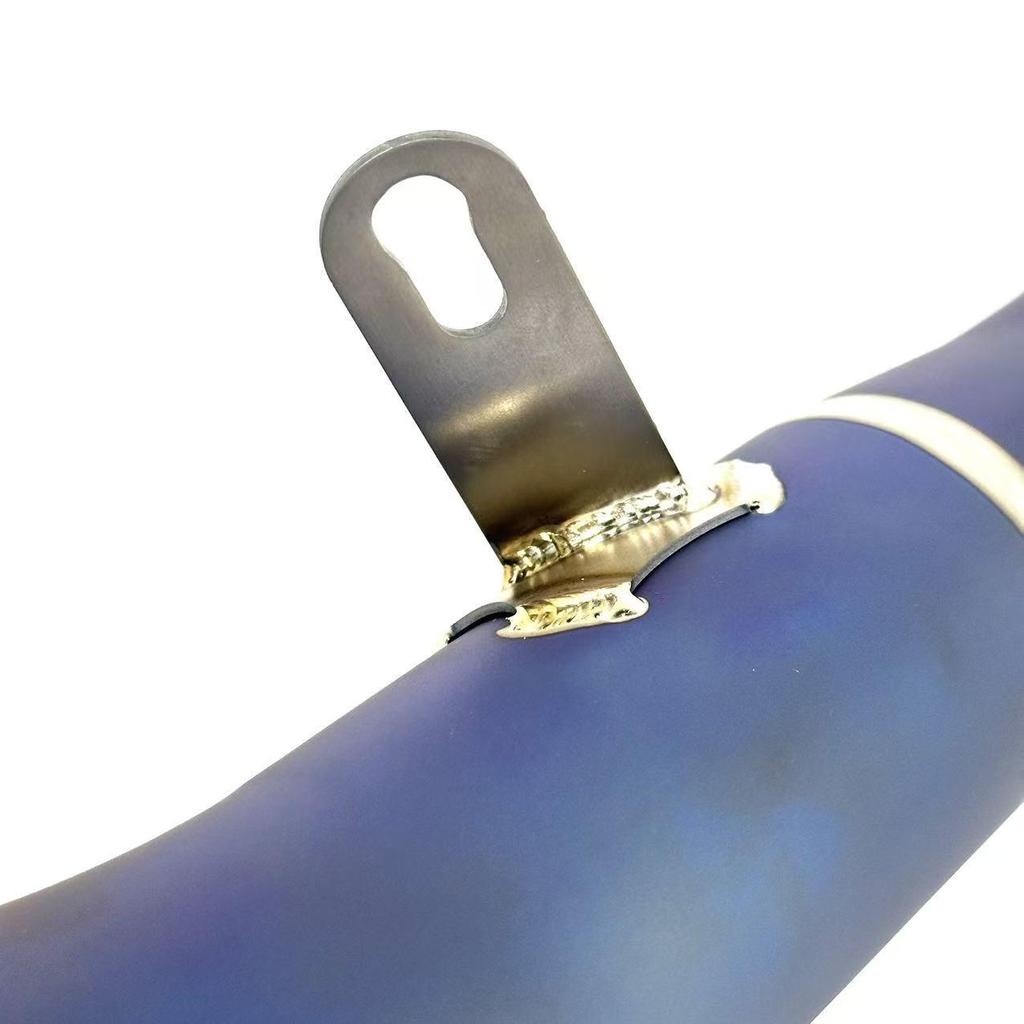 Titanium Alloy Mid-Section Exhaust Pipe for Kawasaki 6R (2009-2025) - Connects to Original Front Section
