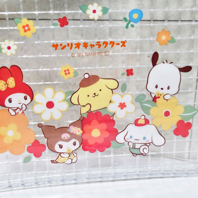 Sanrio PVC Gittertasche B6 (Gelb)