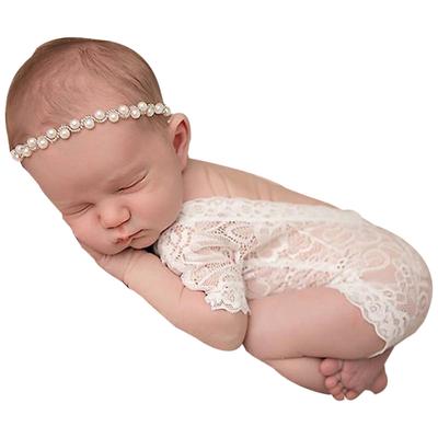 Newborn Infant Baby Girl Photography Prop Lace Romper Jumpsuit Princess Clothes
