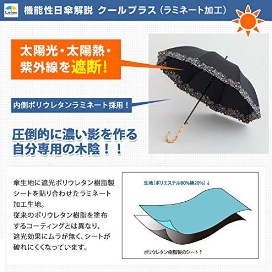 Sun UV Automatic Opening Floral Suitable for Both Sunny and Rainy Grade 1 Light Long Umbrella COOL PLUS Umbrella, Protection, Heat-Blocking,