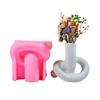 High Quality Silicone Flower Vase Mold for Creating Unique Nordic Style Art Vases and Individualized Home Decorations