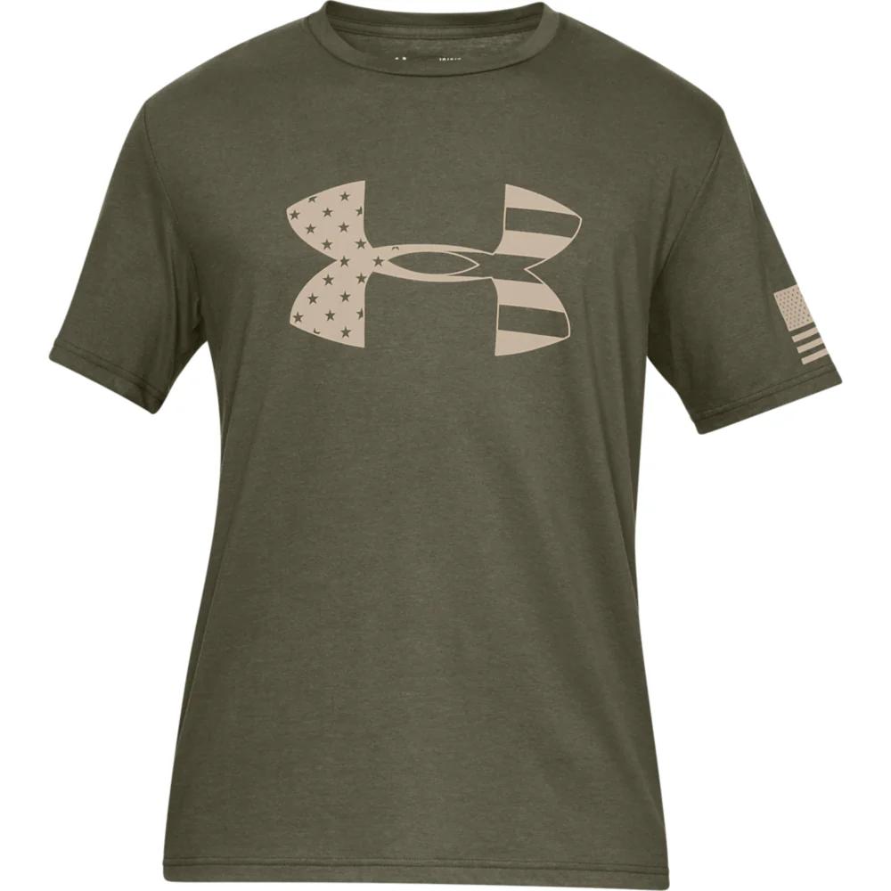 Under Armour Freedom Tonal T Shirt Men s Green 1333367-390 MD