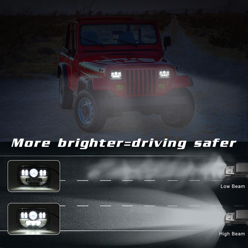 300W 7 Inch 30000LM LED Headlight for Off-road Truck Vehicle