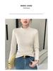 Women's H129 Orlon Semi-High Neck Fleece-Lined Warm Base Layer Top