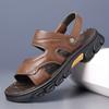 Men's Summer Massage Soft Sole Casual Beach Sandals Brand Comfortable Outdoor Refreshing and Breathable Thick Sole Beach Sandals