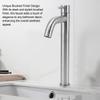 Cold Water Faucet Cold Water Tap Single Cold Water Kitchen Faucet Stainless Steel Single Hole Bathroom Faucet for Home Apartment