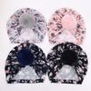 New children's printed hat, baby warm and breathable headscarf hat, thin baby fetal hat