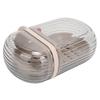 Travel Soap Case PET Leakproof Portable Soap Container with Lid Draining Tray for Traveling Camping Gym