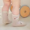4 Pairs Breathable Kids Floor Socks Non-Slip Sole Toddler Socks New Floor Stocking  for Children