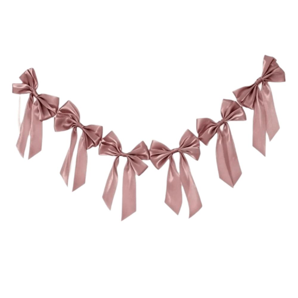 Home Ornaments Bowknot Hanging Garland Large Christmas Tree Decoration Kids Birthday Party
