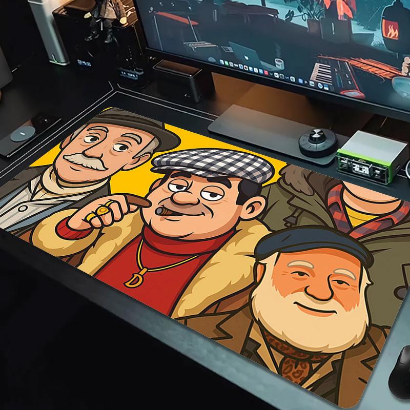 Only Fools and Horses Print  Cushion Non-slip Laptop Tablet Big Mousepad XXL Mat Mini PC Playmat With Lock Edge