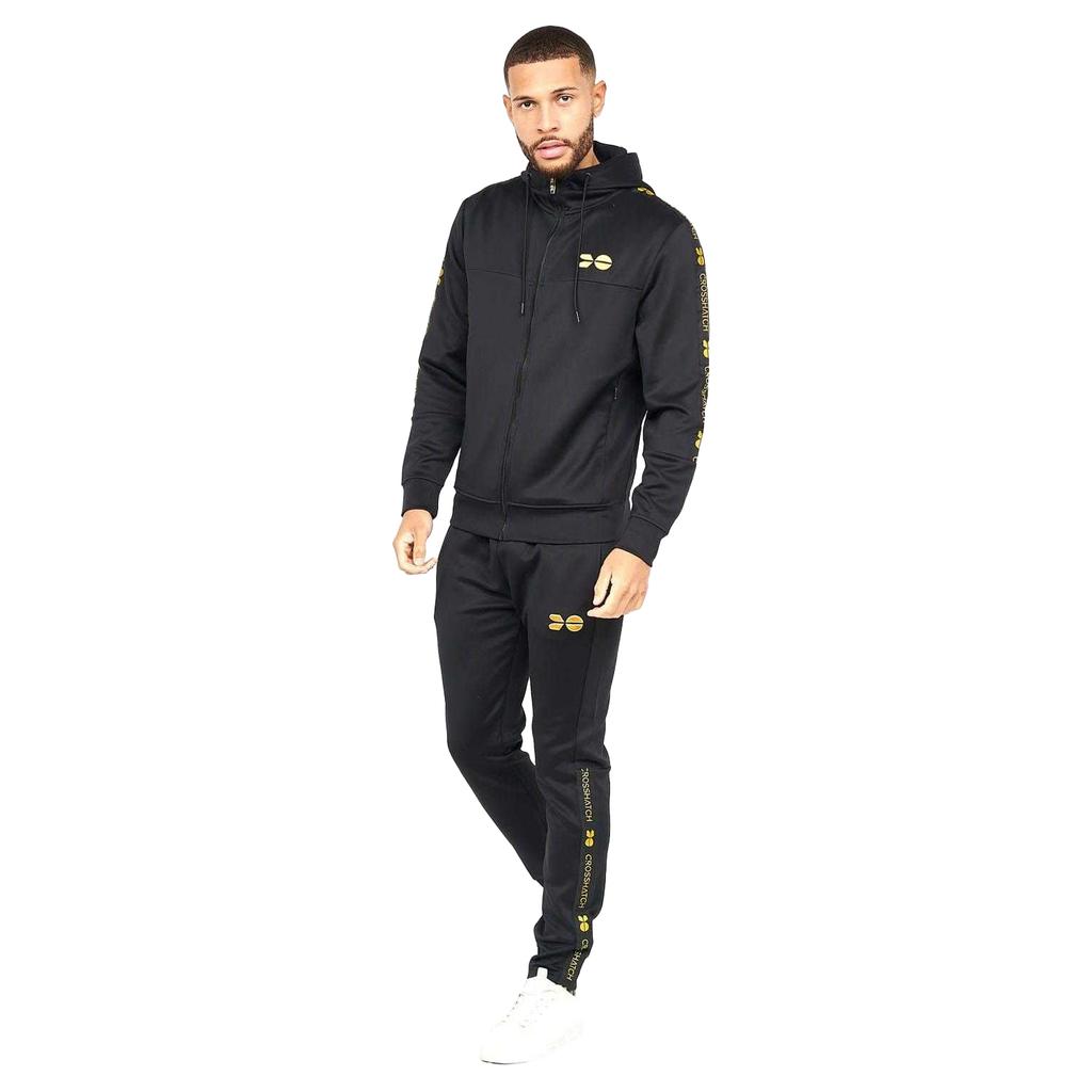 Crosshatch Mens Trackside Tracksuit
