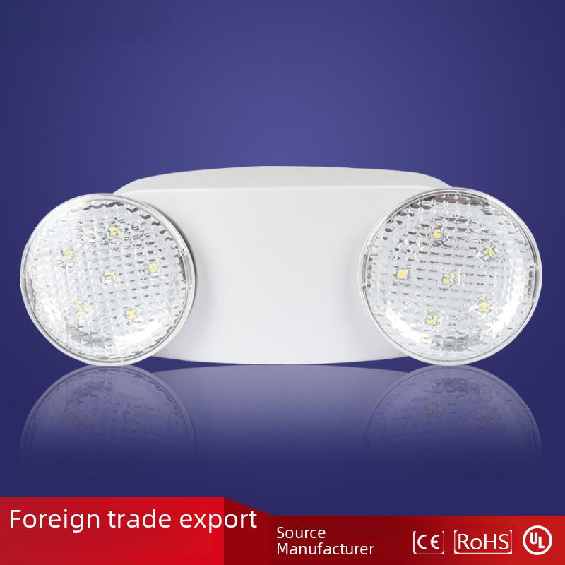 

LED Rechargeable Emergency Fire Light with Dual Heads US Plug Big/Small