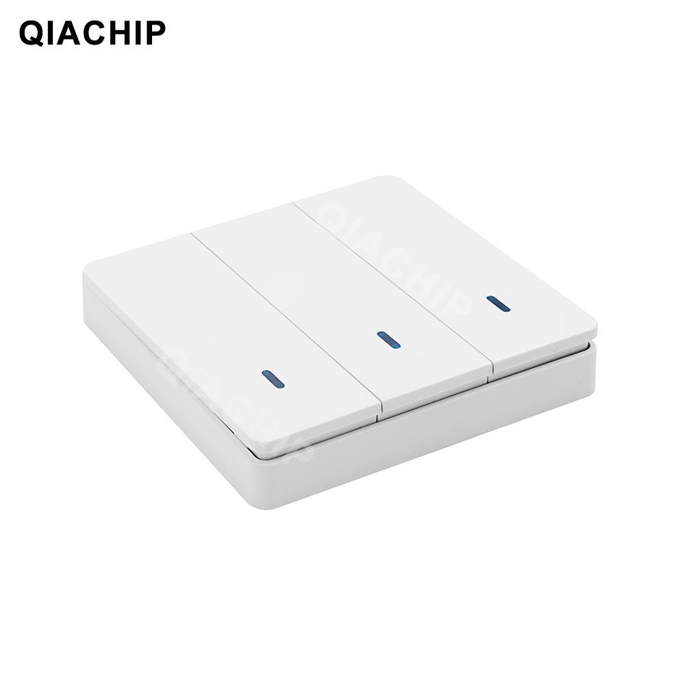 220V Wireless Single-Channel Remote Light Switch, Smart On-Off Panel, 433MHz, No Wiring Needed