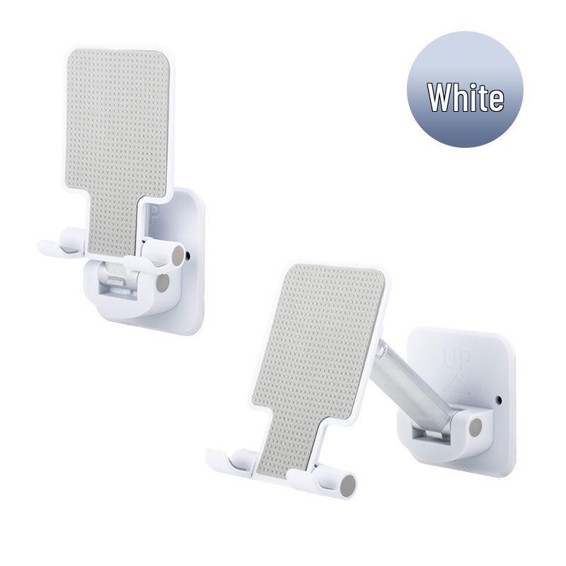 Wall-Mounted Foldable Phone & Tablet Stand for Kitchen/Bathroom