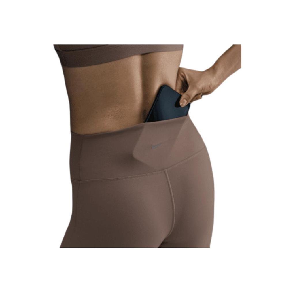 Nike Colanți Dri-Fit One cu Talie Înaltă cu Uscare Rapidă Femei Colanți Maro Vizon Negru HJ9196-233