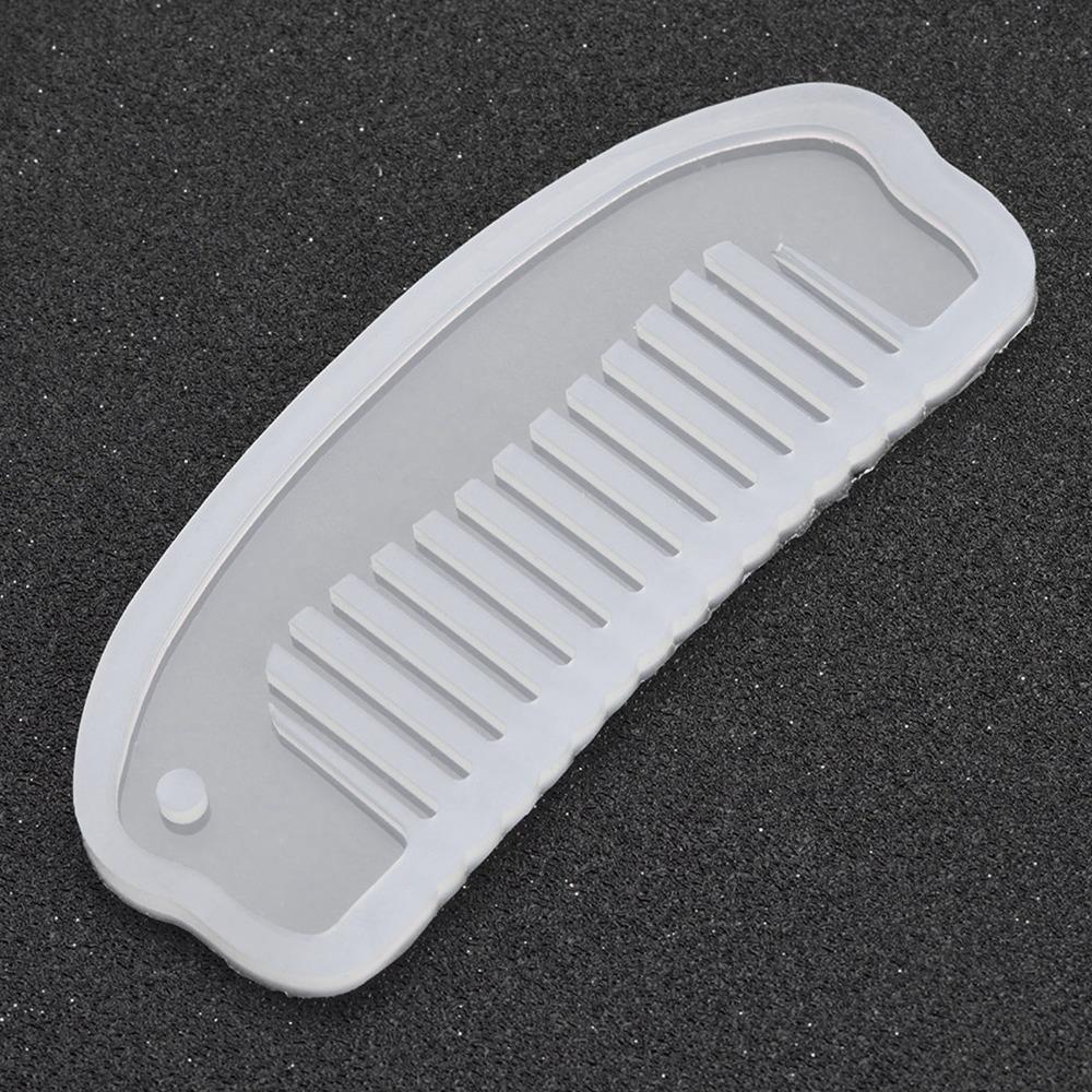 4PCS Silicone Comb Silicone Mould Comb Shape Translucent Resin Mould Multiple Sizes DIY Silicone Mould Art Making