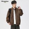 MMOPTOP Men's 'Old Money' Velvet Leather Texture Casual Jacket