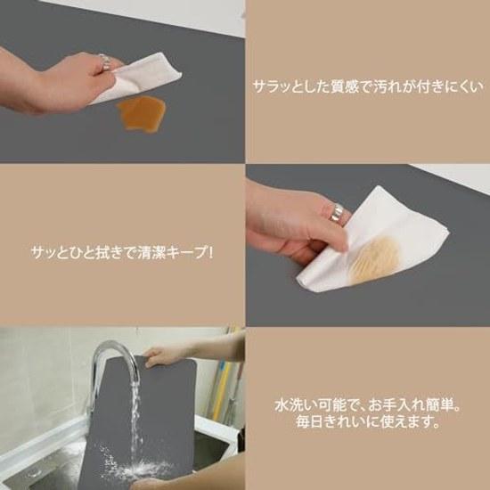 Silicone Mat Cooking Surface Protection 20060cm Extra Large Size Thickness 1.3mm Heat Resistant -40 220C Waterproof Stain Non-slip Insulation Scratch