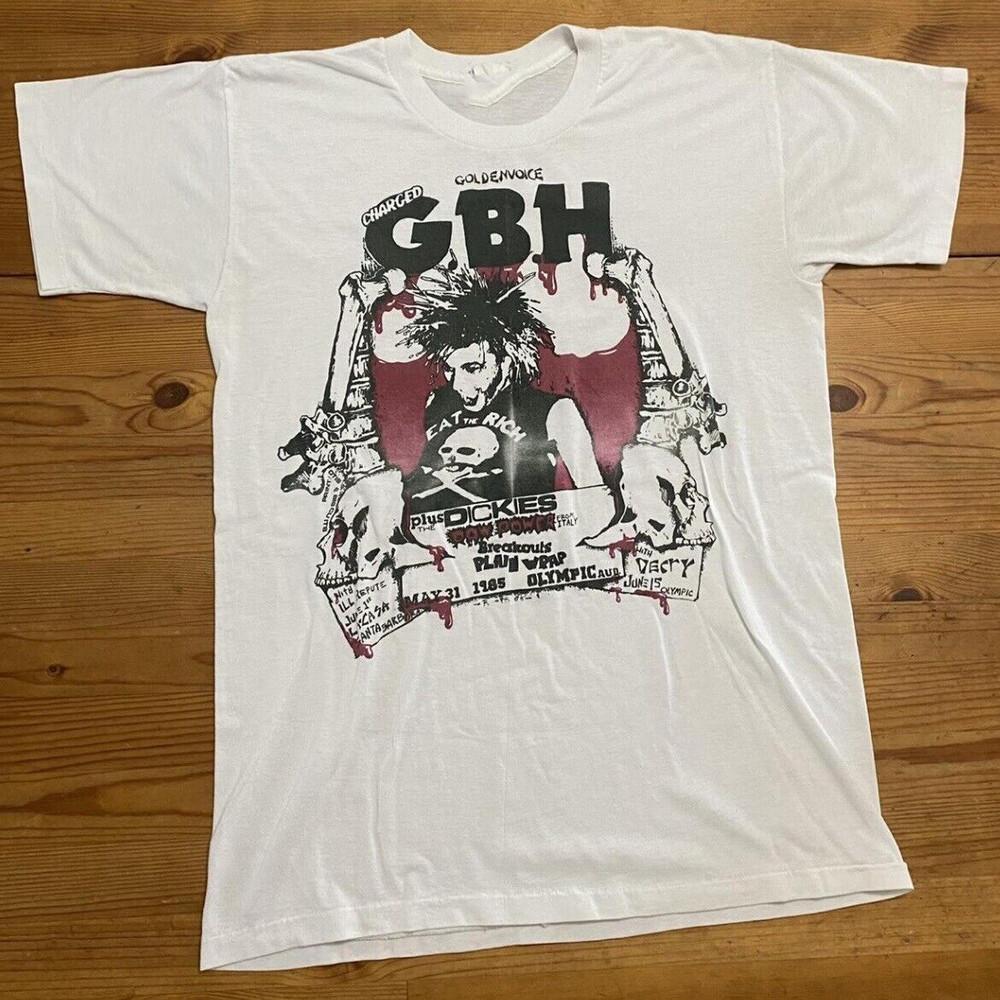 GBH Band Gift For Family White  Cotton All Size Unisex T-Shirt XXL