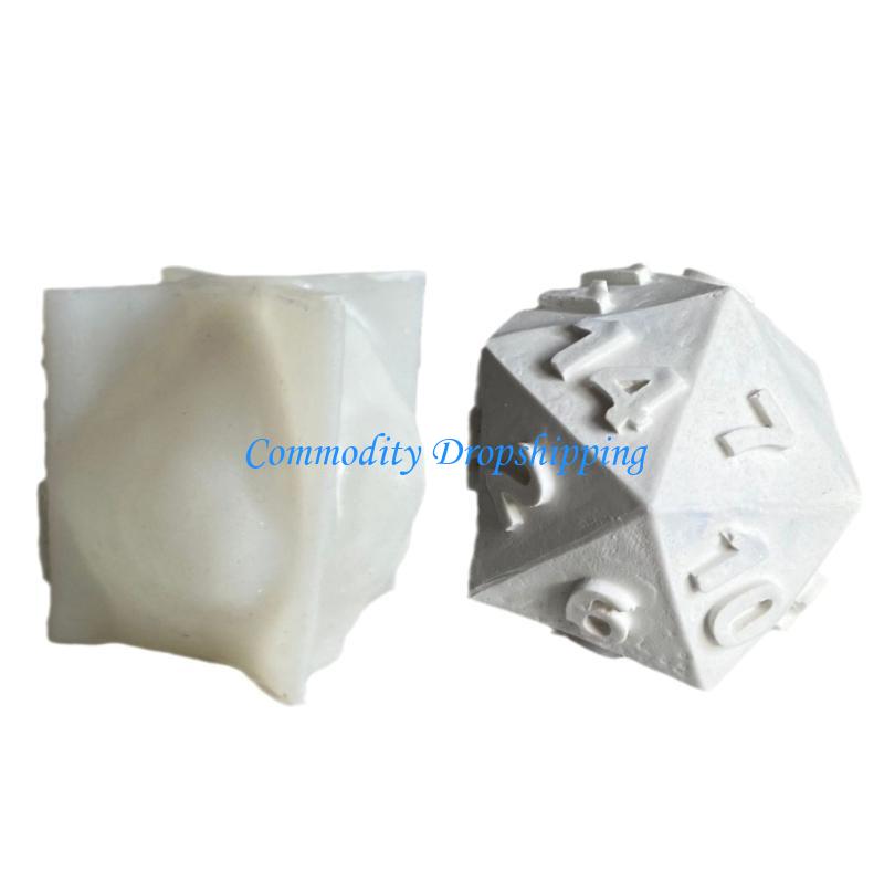 

Y5JC Polyhedral Dices Silicone Molds Dices Molds Scented Molds Handmade Resins Soap Molds DIY Making China Mainland
