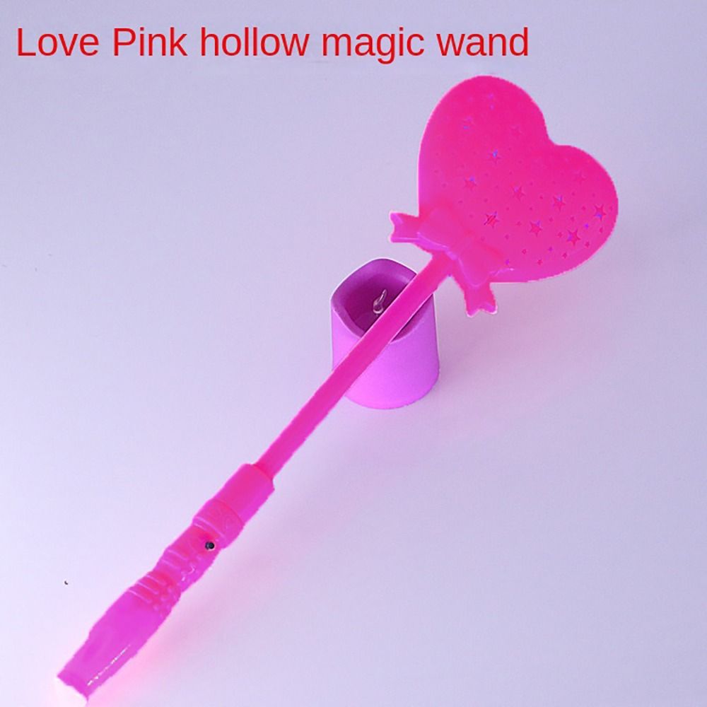 Hollow Star Rod Glow Sticks Cartoon Gift Flashing In Dark Luminous Stick Glowing Toys Light-up Wand LED Flashing Light-Up