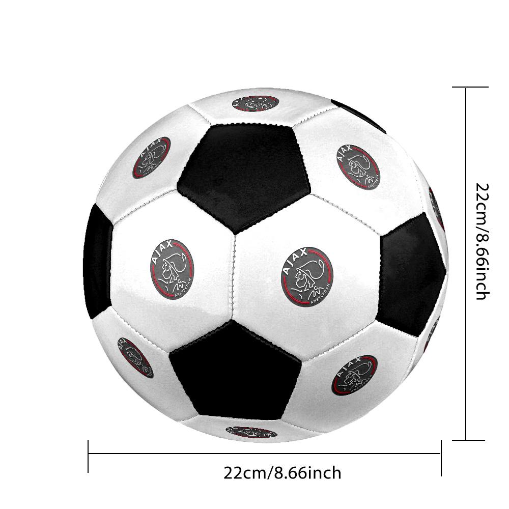 AFC Ajax Soccer Ball Colorful All Ages Machine Stitched PVC Competition Ready Durable High-Bounce.SIZE5