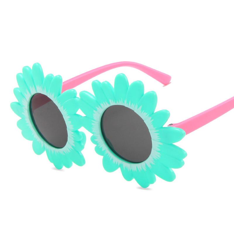 Kids Daisy Flower Sunglasses UV400 Protection Summer Beach Shades for Girls Baby Outdoor Eyewear
