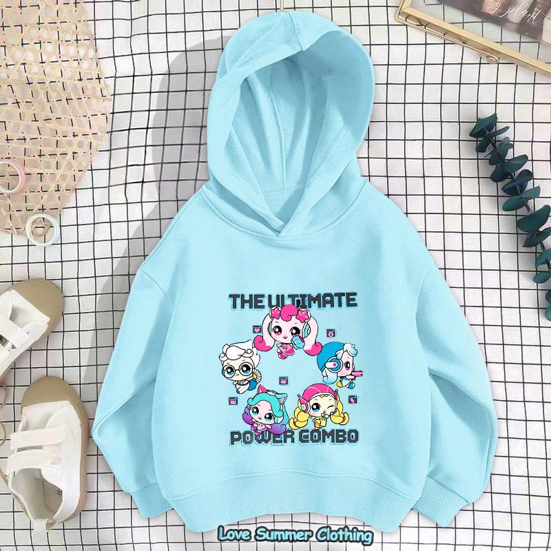 

Spring Autumn Hoodie Game Pattern Catch Teenieping Children Hoodie Kids Boy Girl Clothing Pullover Cartoon Printed Top Sweatshirt 100