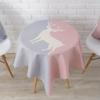 Nordic Deer Printing Decorative Fabric Cover Towel Living Room Balcony Fashion Small Tablecloth Dustproof Square Tablecloth