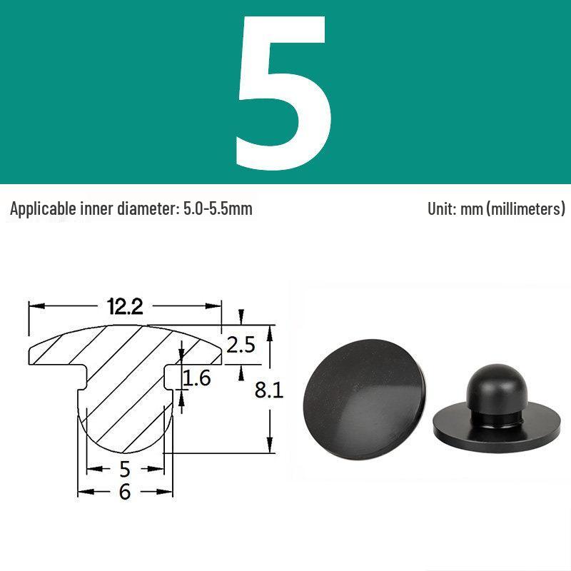 High-Temp Resistant Silicone Rubber Stopper with Card Slot Sealing Cap