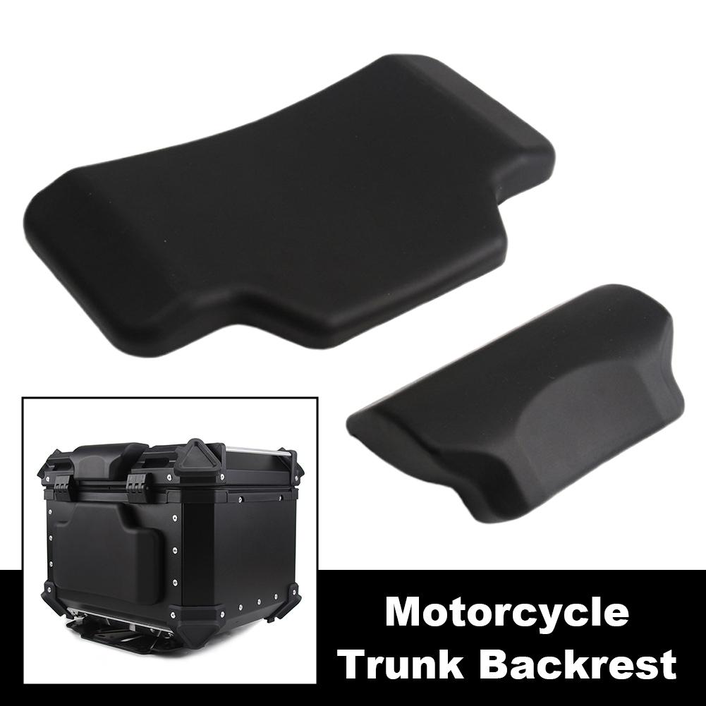 1pcs Motorcycle Passenger Backrest Back Pad PU Foam Sponge Soft Shockproof Universal Motorcycle Trunk Backrest Cushion