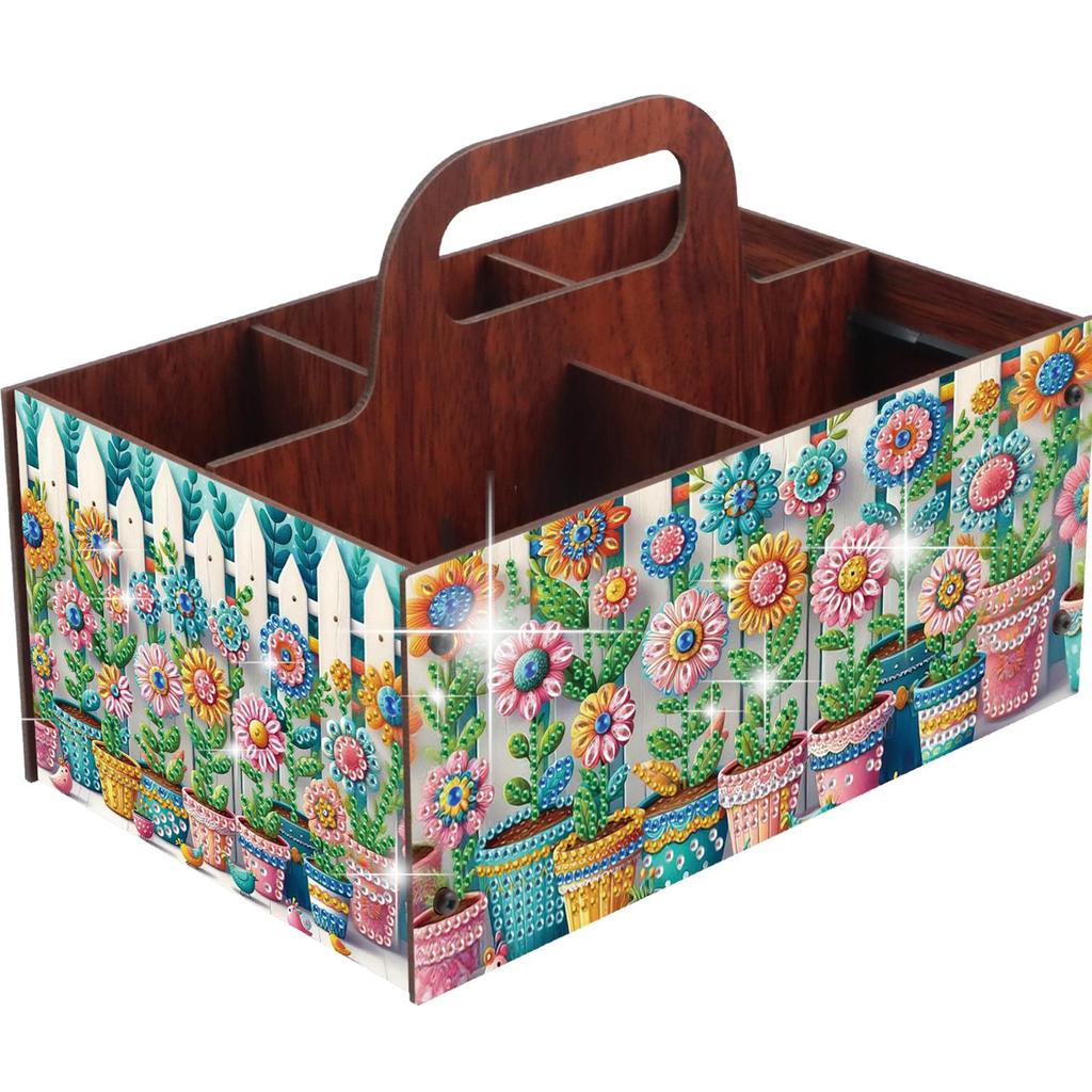 DIY Diamond Painting Storage Box Diamond Painting Kit Diamond Art Painting Storage Box Kit Desktop Art Decoration Gift