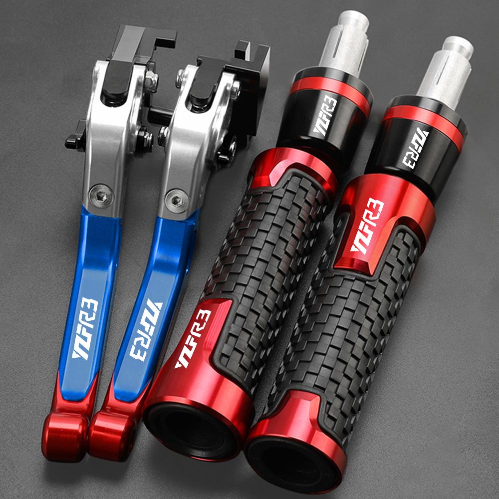 Accessori Moto Leve Freno Frizione Regolabili Estremità Manubrio Per YAMAHA YZFR3 YZF R3 2015 2016 2017