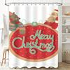 Tu Festive Christmas Shower Curtainholiday Bathroom Decorsanta Claus Designwaterproof Fabricholiday Homexmas Giftfestive Styleun