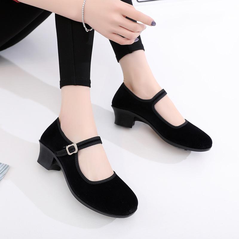 XIHAHA Новая Мода Женские Повседневные Удобные Балетки Крутые Туфли Cresfimix Zapatos De Mujer Женские Милые Черные Тканевые Танцевальные Туфли 34 чёрный 3760₽