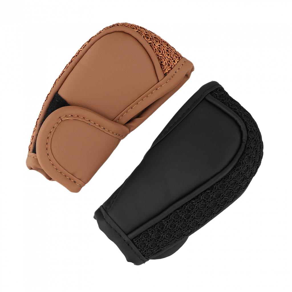 Ice Silk Car Shift Knob Covers 2PCS Comfortable and Design
